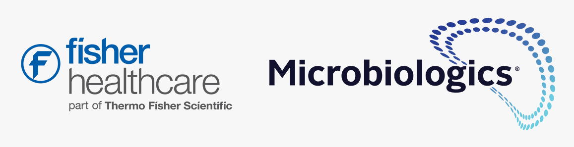 Fisher and Microbiologics Logos